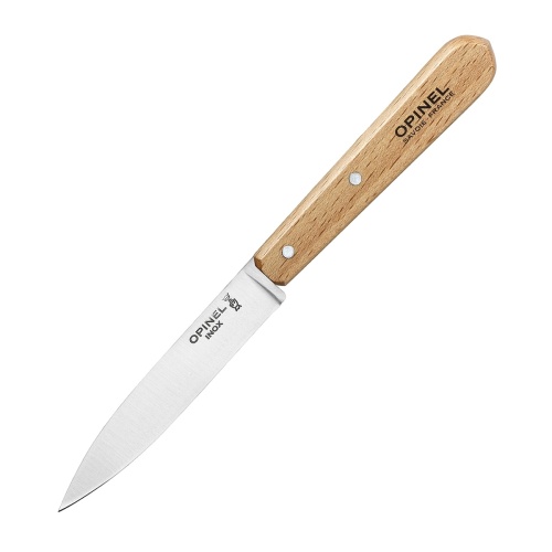 Нож для чистки овощей Opinel №112, деревянная рукоять, нержавеющая сталь, блистер, 001913 фото 2